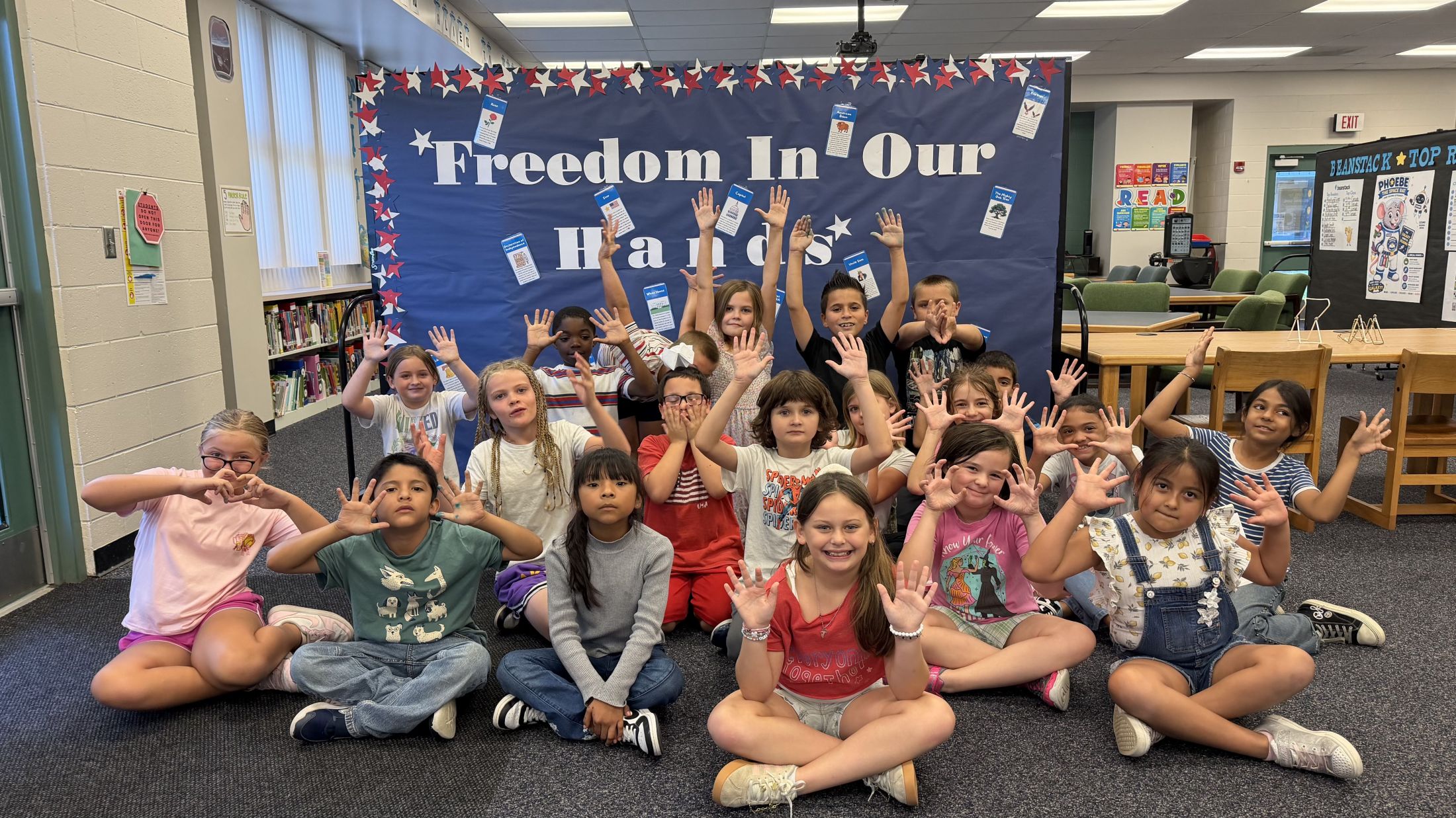 Our students celebrating Freedom Week - <p>Pictures from our Freedom Week Celebration at Sunray</p>
