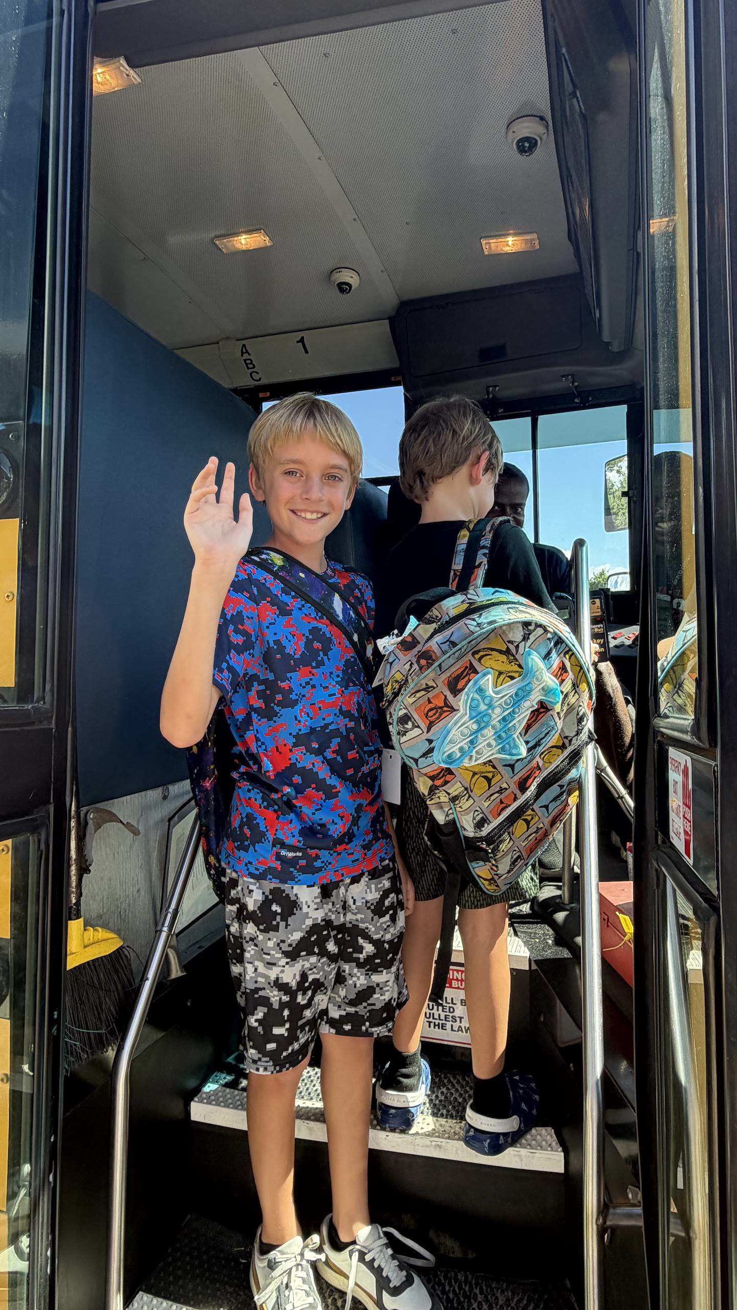 bus riders going home for the day - <p>First couple of weeks back to school pictures.</p>