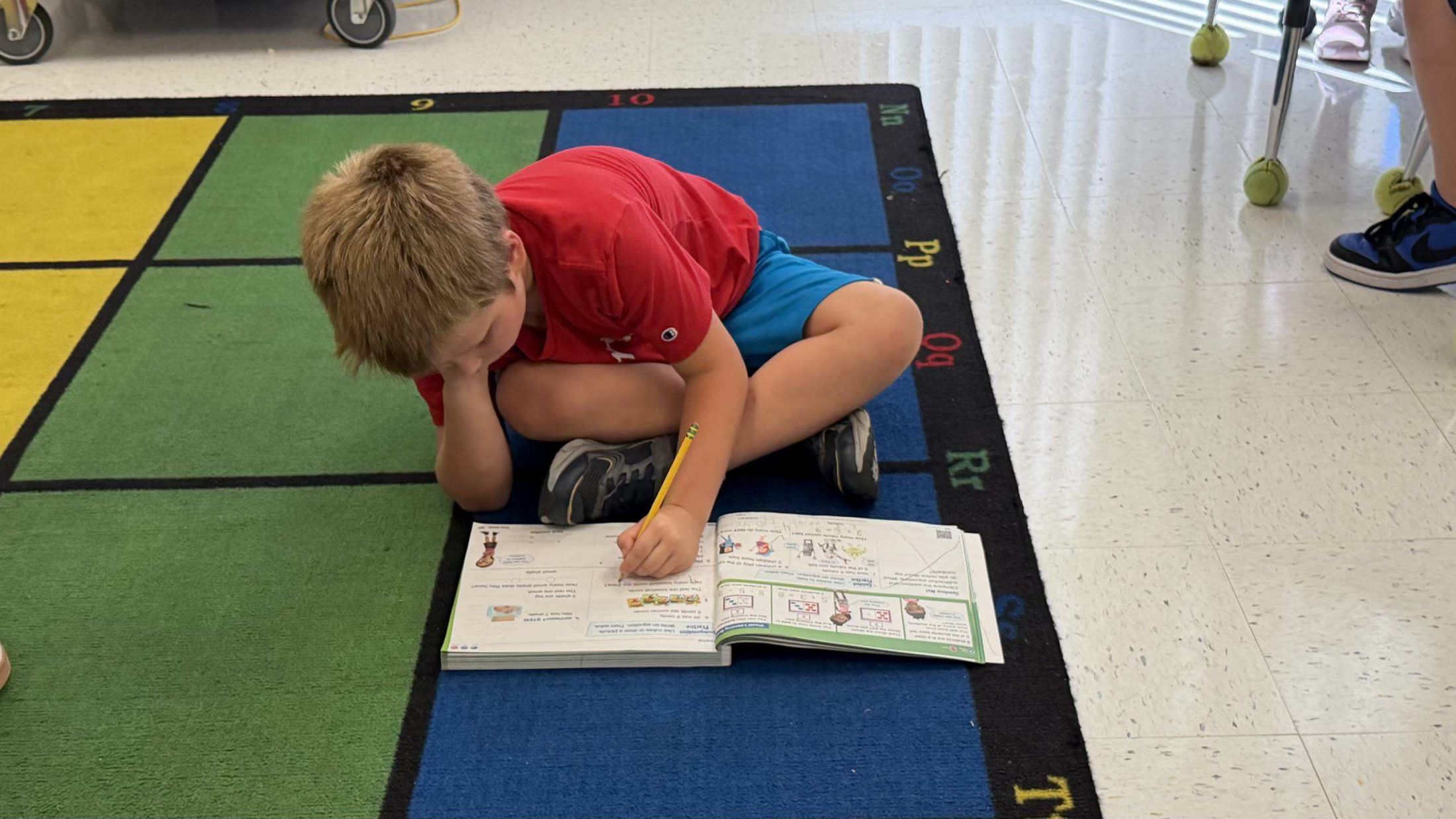 working hard - <p>First couple of weeks back to school pictures.</p>