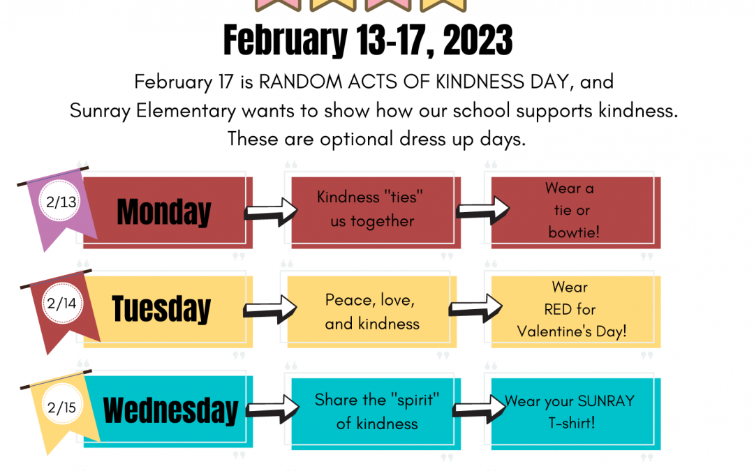 Kindness Week February 13-17, 2023